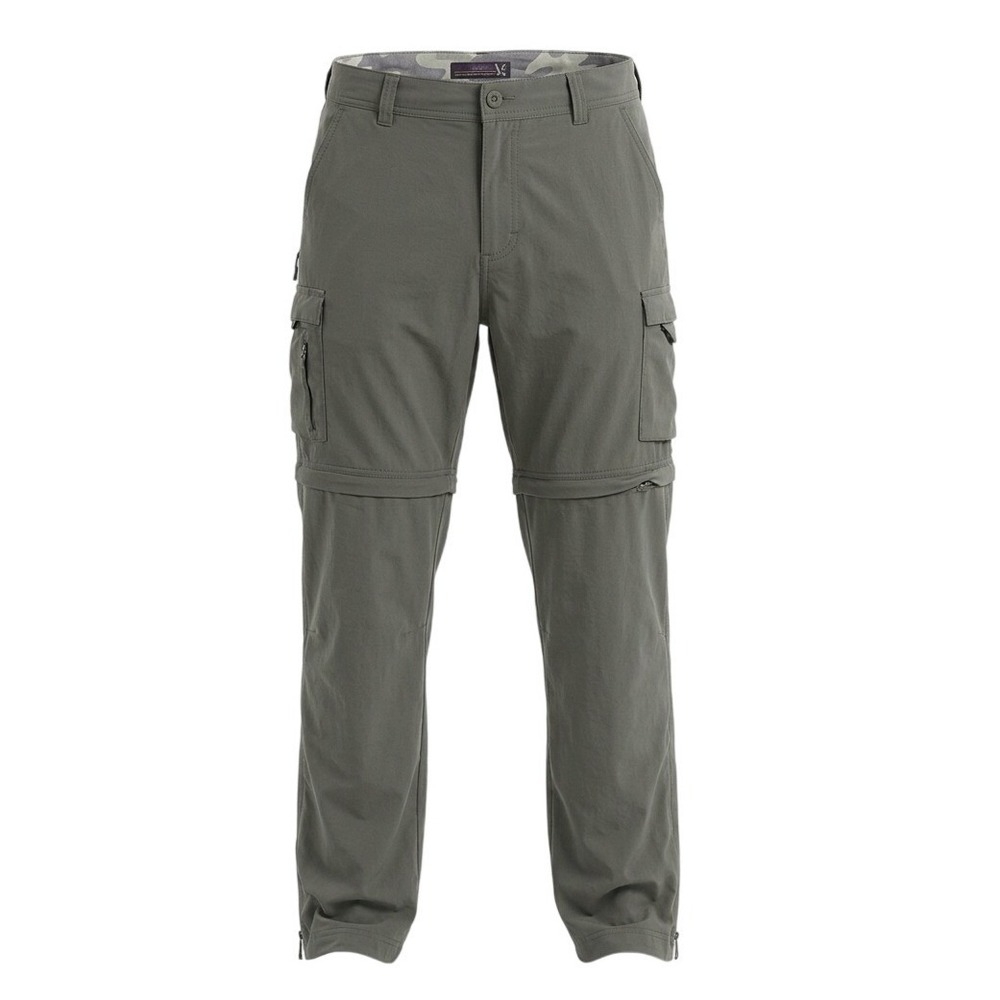 Aigle Actimum Mens Convertible Cargo Hiking Pants Olive Green 34x31 FR 44